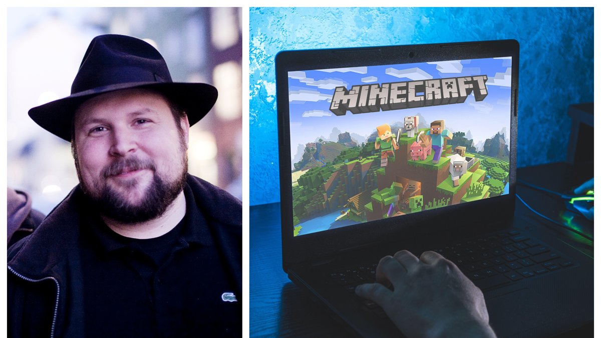 Markus Persson, 43, skapade det omåttligt populära spelet Minecraft.